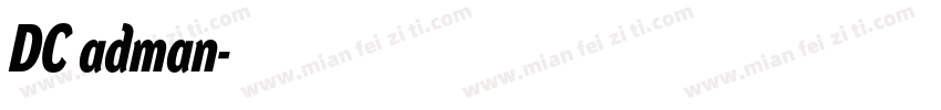 DC adman字体转换